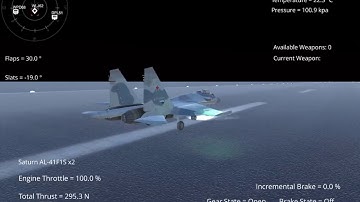 Silantro Unity3d Flight Simulator: Sukhoi SU-35 Flanker-E Flight test