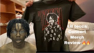 Lil tecca concert merch review