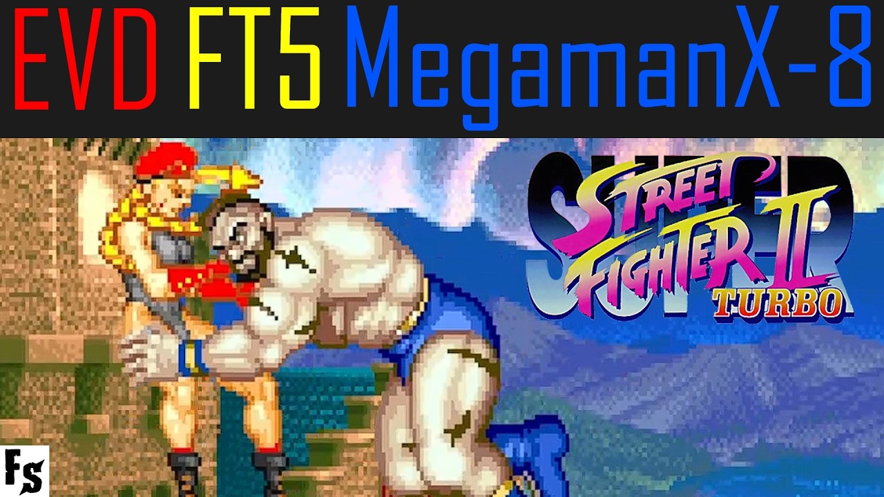 Super Street Fighter 2 Turbo - EVD [Cammy] vs MegamanX-8 [Zangief