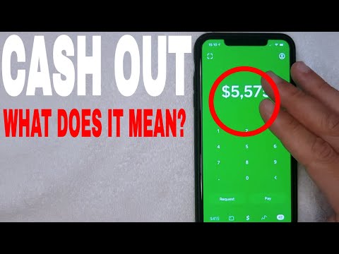✅  What Does Cash Out Mean On Cash App? 🔴