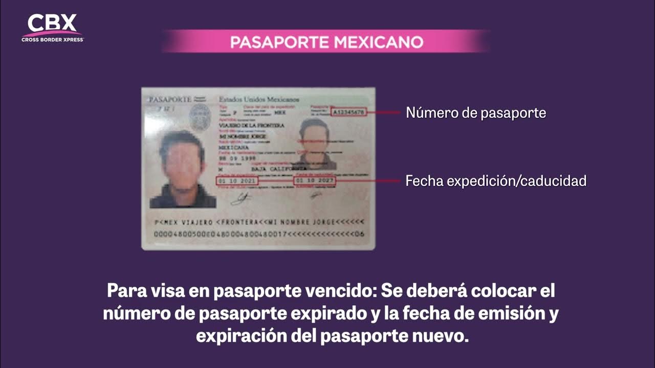 ¿Cómo llenar el I94? App CBP One Cross Border Xpress YouTube