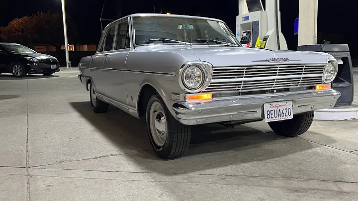 194ci Chevy 6 in a 1962 Chevy 2 “Nova” 38/38 Weber carb, headers, true dual dumps, super 10 flowmstr