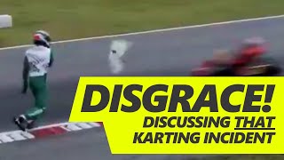 Discussing THAT karting incident...