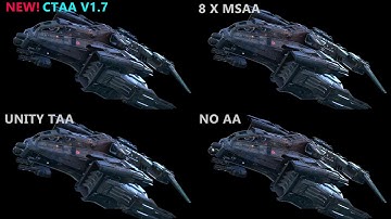 CTAA  FOR UNITY STRESS TEST 3 VS OTHER Anti-Aliasing Options
