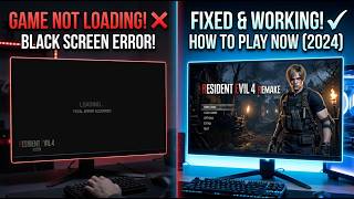 Resident Evil 4 Remake Black Screen Fix: Solved After Logos! (PC Error Guide)