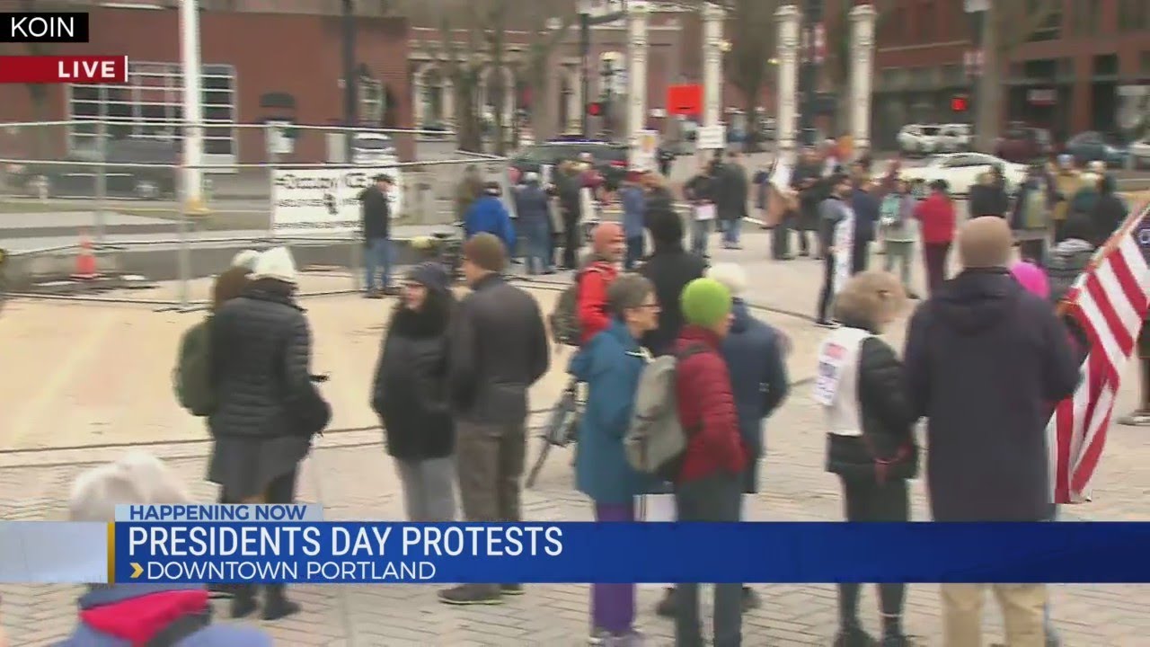 Nationwide Presidents Day protests include Portland YouTube