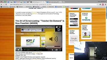 NETT 2015 Workshop: iPad Screencasting to Flip Your Class by Rob Zdrojewski