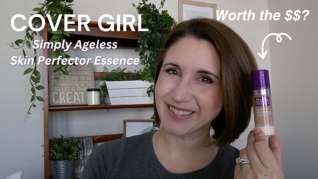 NEW! Testing COVER GIRL Simply Ageless Skin Perfector Essence! Is it