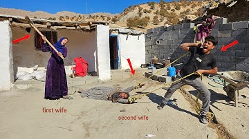 Life in turmoil: Husband supports first wife against second wife