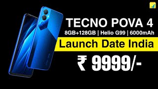 Tecno POVA 4 Launch Date Confirmed in India 🔥 First Look, Price, Specs, Features, Camera, Review