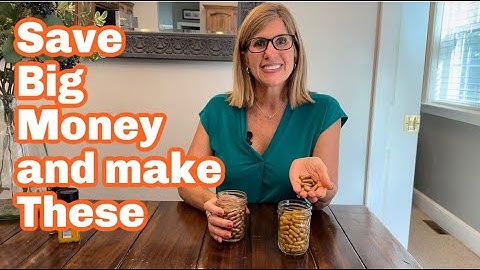 How to Make Herbal Supplements at Home- So Easy! /Making Capsules