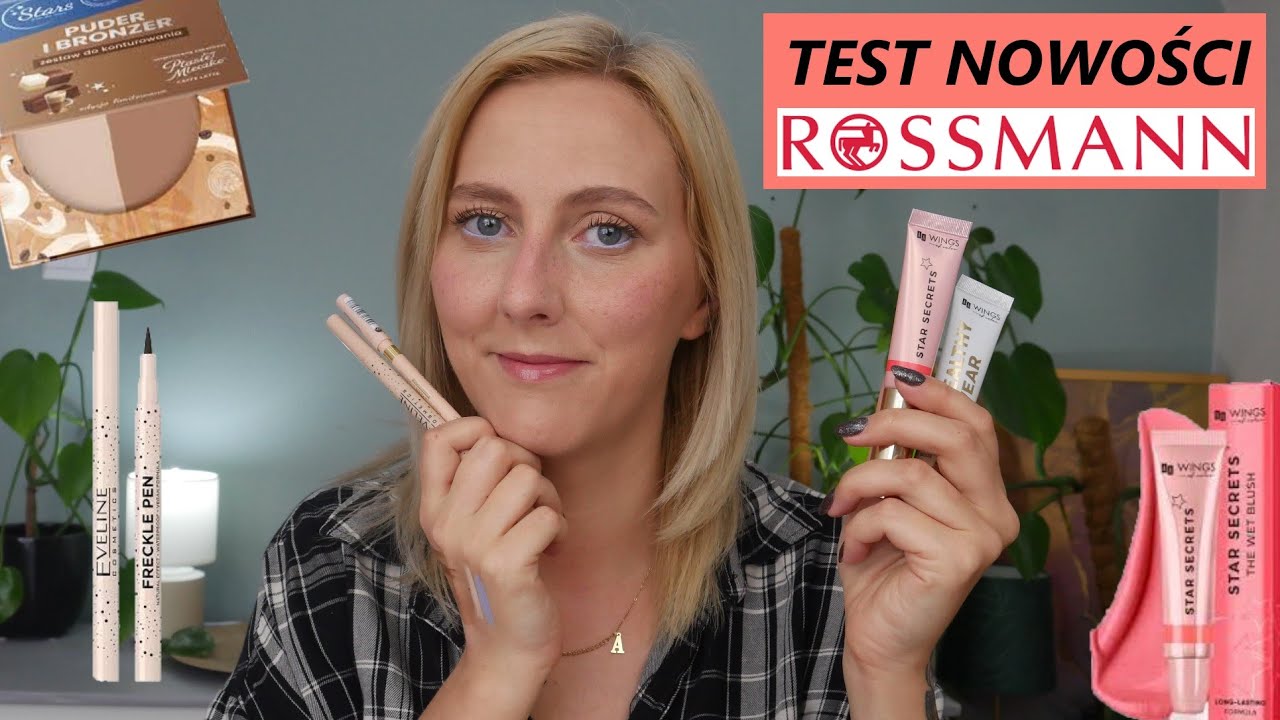 NOWOŚCI ROSSMANN!🤩 PRZEPIĘKNY KREMOWY RÓŻ | IDEALNY PISAK DO PIEGÓW ...