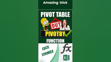 Pivot Table are old❌😱🔴👉 check PivotBy🫣✅❣️👉mind blowing #exceltips #exceltricks #hack #tech #listview