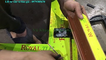 Kỹ thuật lắp ráp bản lề 3D cho cửa nhựa lõi thép NTN | 3D hinge assembly technique