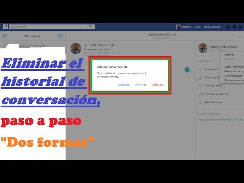 Video: Cómo Eliminar El Historial De Mensajes En Icq