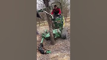 Mechanical excavation process of ornamental trees