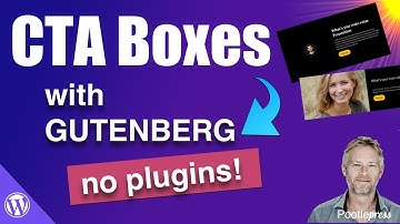 CTA boxes with the Gutenberg Block Editor (and no plugins)