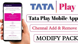 How To Modify Tata Sky Packs In App | TATAPLAY Free Manage Pack | Tata Sky Channel Modify Kaise Kare screenshot 4