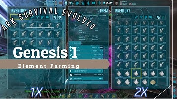 Ark Official PvP Element Farming on Genesis