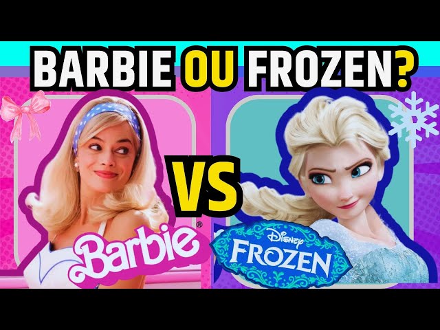 O QUE VOCÊ PREFERE? 🎀 BARBIE vs FROZEN ❄️