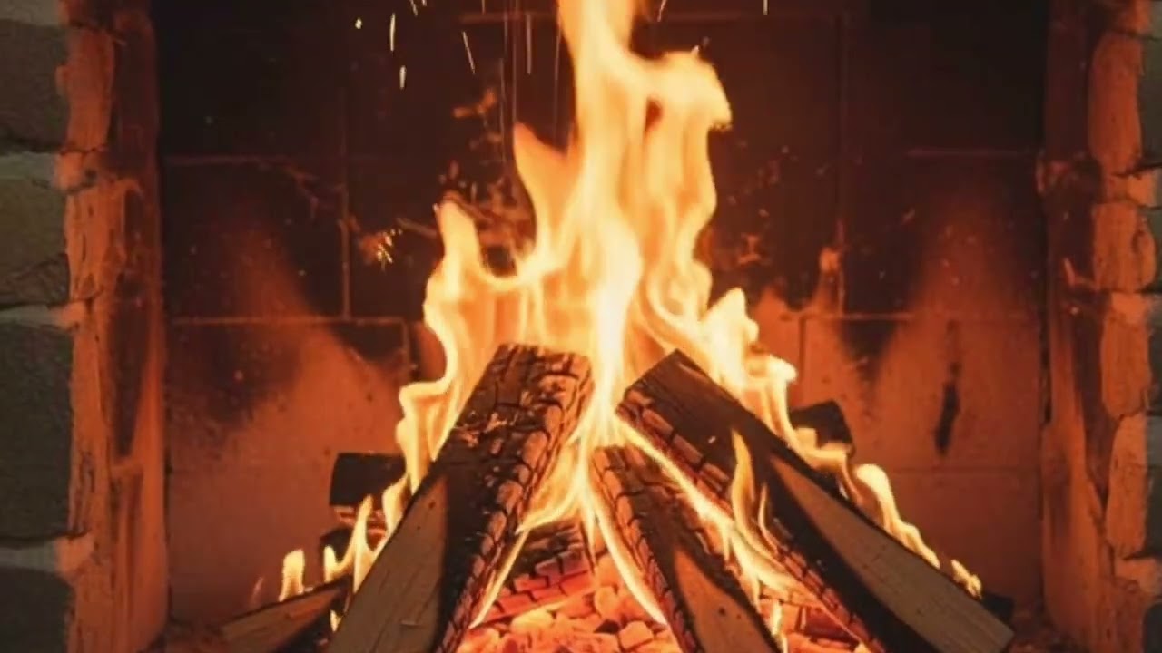 Fireplace 26 Minutes Full HD🔥| Relaxing Crackling Fire Sounds in Full HD