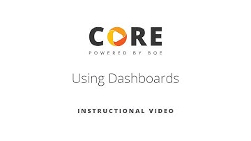 BQE CORE - Using Dashboards