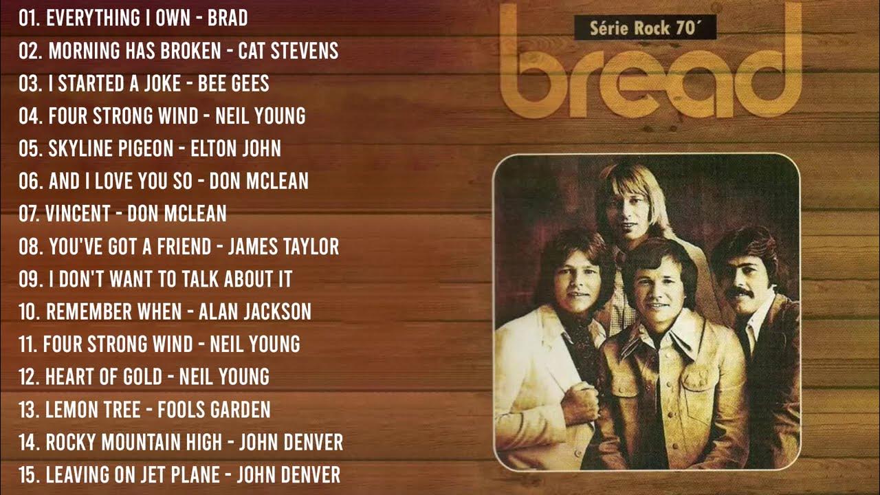 Best Songs of BREAD BREAD Greatest Hits Full Album Bread Light Rock