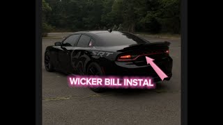 Installing A 2Pc Wicker Bill In My New Hellcat