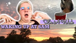 Video voorbeeld van "Productive early mornings | WAKING UP AT 6AM FOR A WEEK"