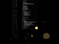 Solar system in python