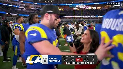 Baker Mayfield postgame interview gets interrupted by HEATED moment