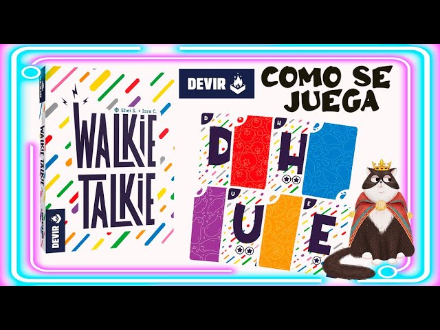 🤳💬WALKIE TALKIE🤳💬 ¿Cómo se juega? * DEVIR * JUEGOS EN FORMATO PEQUEÑO  MUY DIVERTIDOS 