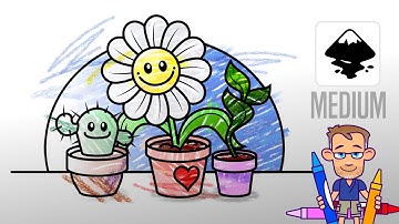 Inkscape Tutorial - Create and Apply a Crayon-Style Seamless Pattern Fill