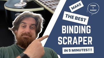 Easiest way to scrape guitar binding ever!