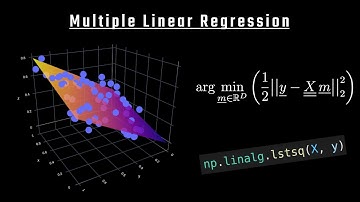 Linear Regression in High Dimensions - Deriving the matrix-valued Least-Squares Loss