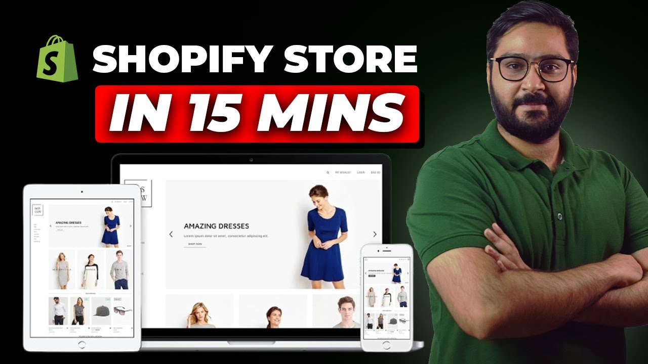 Shopify Tutorial For Beginners 2024 - Set up Your Store in 15 Minutes ...