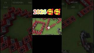 Happy new year 2026 🥰🥰🎊🎊🥀#minecraft #gaming #shortsfeed #sorts #viral #viralvideo