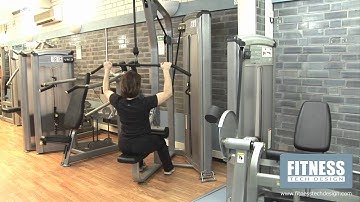 Cybex VR3 Lat Pulldown - How to use - Fitness Tech Design
