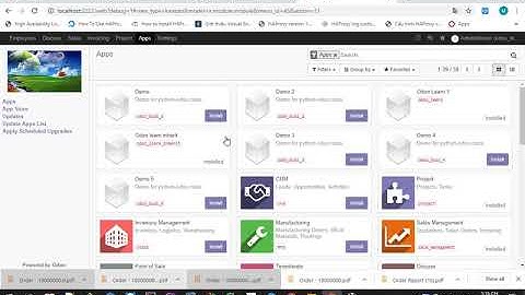 Bài giảng lập trình Odoo căn bản 9