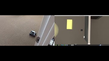 ROSBOT avoiding Real and Virtual Objects