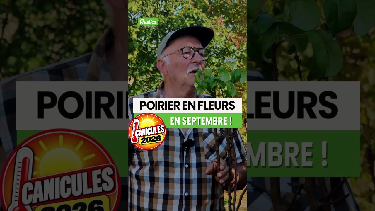 Pourquoi vos arbres fruitiers sont-ils en fleurs après la canicule 2026 ?