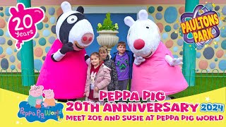 Meet Zoe Zebra And Susie Sheep |  Peppa Pig 20th Anniversary | Peppa Pig World by PlanIt Park 1,750 views 4 days ago 50 seconds