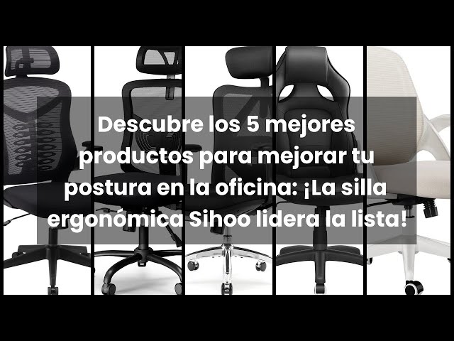 SONGMICS Silla de oficina ergonómica, Silla giratoria y de altura  ajustable, Silla de estudio, con ruedas, Negro OBG62B