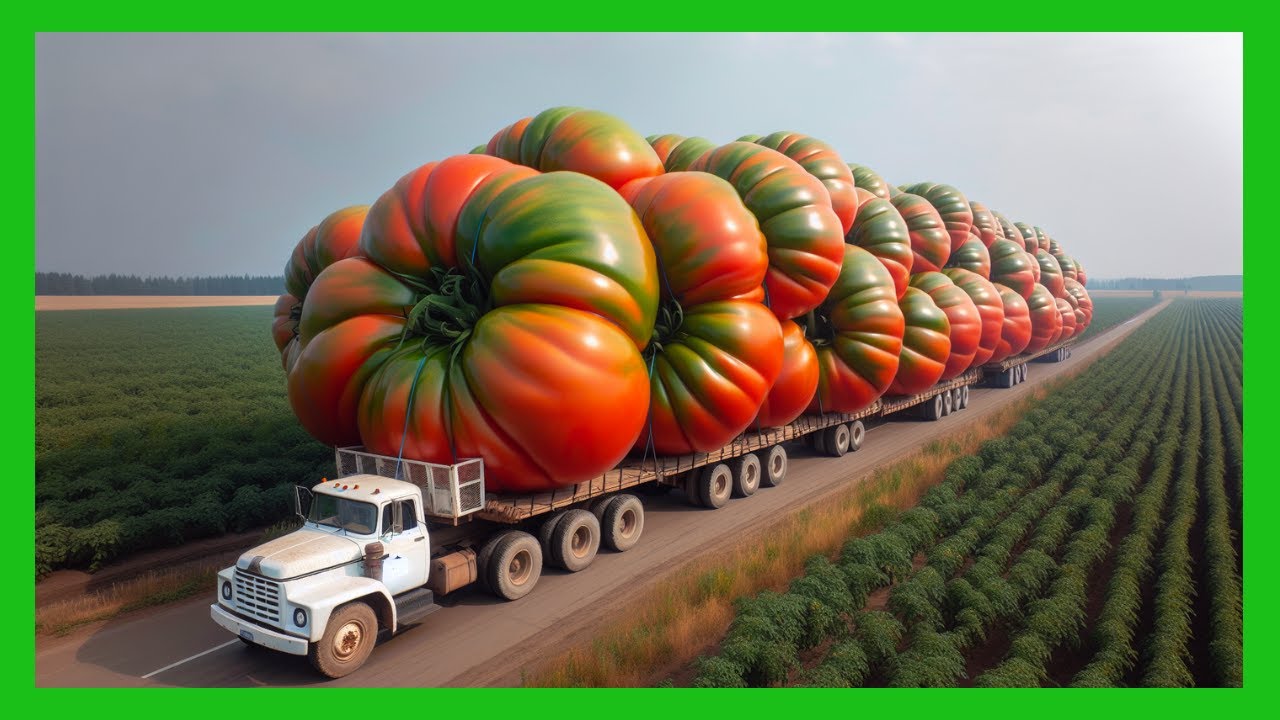 Harvesting Ripe Tomatoes - Real Farm Experience