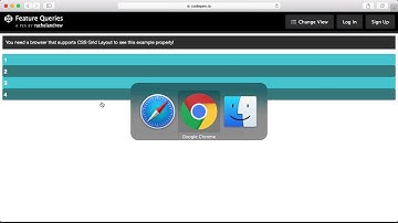 Checking for Grid support using Feature Queries