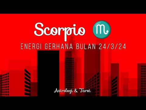 SCORPIO ♏ Apa yang sebaiknya kamu LEPASKAN saat ini? Gerhana Bulan 2024! | Astrologi &amp; Tarot