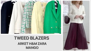 TWEED BLAZERS / Образы / MANGO, ZARA, ARKET, H&amp;M / Lookbook / NataRyna