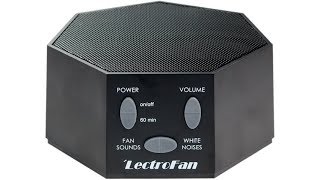 'LectroFan fan sounds & white noise generator review & test