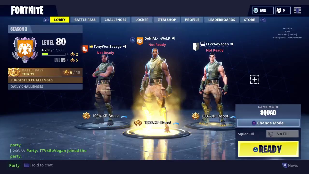 S A V A G E No Skin Squad Cross Platform Gameplay Ps4 Pc Youtube - s a v a g e no skin squad cross platform gameplay ps4 pc