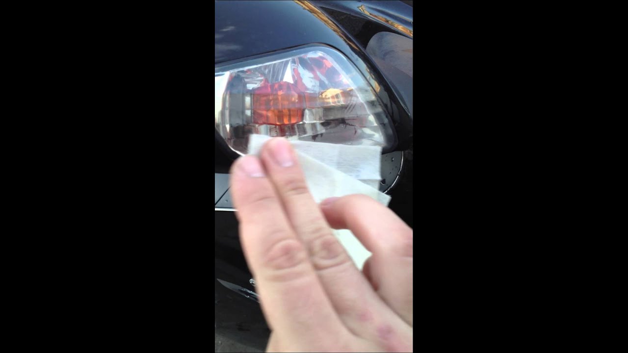Восстановление пластиковых фар без полировки! - YouTube